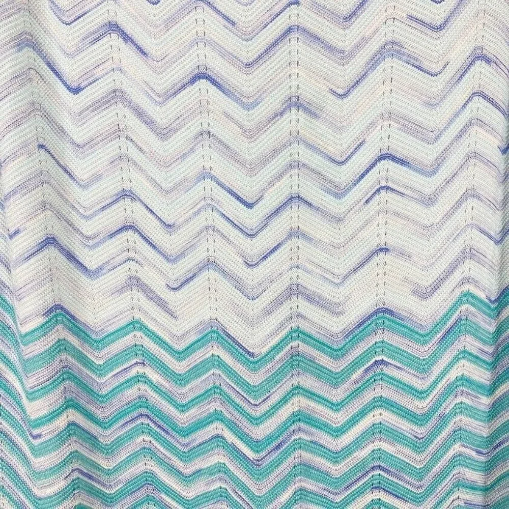 Chico's Sweater Tank Tunic Lightweight Layer Coastal Grandma Beachy Boho XL